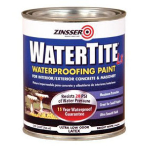 ZINSSER WATERTITE LX 270269 LATEX BASE MOLD & MILDEW WATERPROOFING LOW VOC