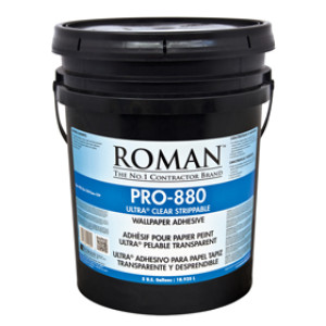 ROMAN 12405 ULTRA PRO-880 CLEAR STRIPPABLE ADHESIVE
