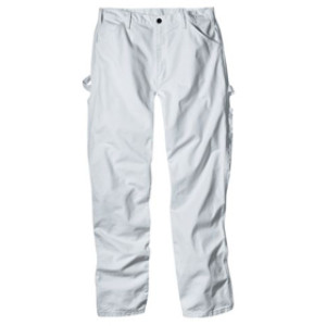 DICKIES 1953WH 40"W X 32" L WHITE PAINTER'S PANTS 4032