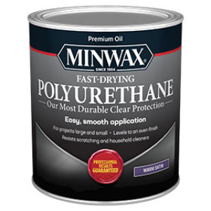 MINWAX 63010444 SATIN FAST DRYING POLYURETHANE OIL BASED