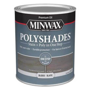 MINWAX 52721498 284 POLYSHADES GLOSS SLATE STAIN