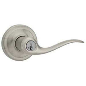 KWIKSET 720TNL 15 CP TUSTIN HALL/CLOSET LEVER SATIN NICKEL FINISH 97200-777