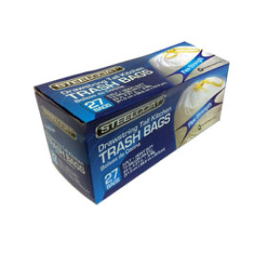 PETOSKEY STEELCOAT FGP9941-44J TALL KITCHEN FLEX DRAWSTRING WHITE .9MIL 27CT