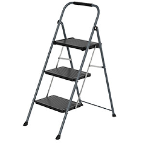 MR BRANDS 1644 TRUHOME 3 STEP STOOL METAL LADDER ANSI II