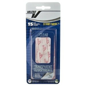 VELCRO 91328 5/8" CLEAR COINS (15PK)