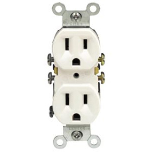 LEVITON 212-05320-WCP GROUNDING OUTLET WHITE