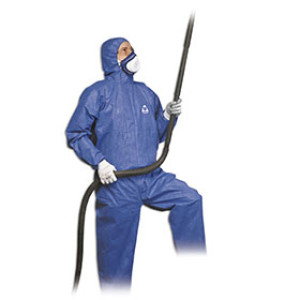 HONEYWELL 35596/2XL 2X-LARGE BLUE COVERALL W/HOOD PROVIDE LEVEL 5-6 PROTECTION