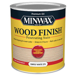 MINWAX 700524444 SIMPLY WHITE WOOD FINISH PENETRATING STAIN