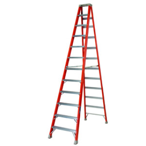 LOUISVILLE LADDER FS1512 12' TYPE IA FIBERGLASS STEPLADDER