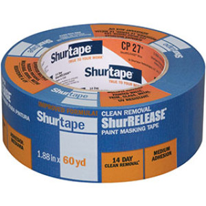 SHURTAPE 202880 CP27 48MM X 55M PAINTERS BLUE MASKING TAPE 14-DAY MULTISURFACE
