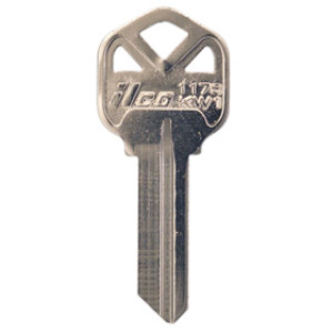 ILCO 20067 KW1-NP-250 KWIKSET NICKEL PLATED KEY BLANK
