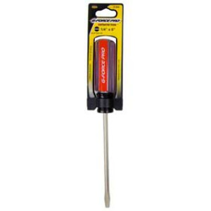 G-FORCE 21454 1/4" X 6" MECHANICS SLOTTED SCREWDRIVER