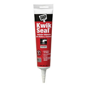 DAP 34028 KWIK SEAL 5.5 OZ WHITE TUB & TILE ALL PURPOSE ADHESIVE CAULK (ES)