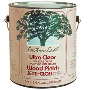 ABSOLUTE LAST N LAST 14004 ULTRA CLEAR SEMI GLOSS WATERBORNE WOOD FINISH 275 V