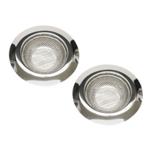 PLUMB PAK K820-33 STAINLESS STEEL KITCHEN SINK DRAIN STRAINER BASKET 4.5" 2PK