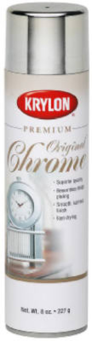 KRYLON K01010A 8 OZ ORIGINAL CHROME PREMIUM METALLIC SPRAY PAINT