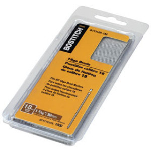 BOSTITCH BT1314B BRAD NAILS 1-3/16" 30MM 18 GAUGE IRON COATED 3000/BOX