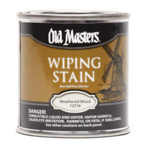 OLD MASTERS 12716 WEATHERED WOOD WIPING STAIN