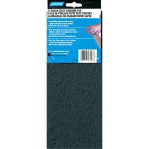 NORTON 48146 4-3/8" X 11" NON WOVEN PADS BETWEEN COATS FINISHING GRAY