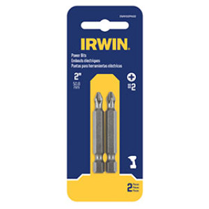 IRWIN IWAF22PH22 2" #2 PHILLIPS POWER BIT - 2 PACK