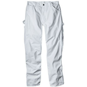 DICKIES 1953WH 32"W X 32" L WHITE PAINTER'S PANTS 3232
