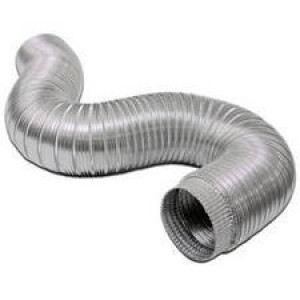 LAMBRO 294 4" X 8' FLEXIBLE ALUMINUM DUCT HOSE - ONE END CRIMPED