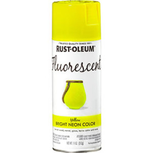 RUST-OLEUM SPECIALTY 342571 11 OZ FLUORESCENT YELLOW SPRAY PAINT
