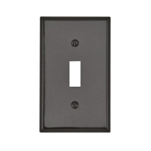 LEVITON 001-85001-000 ONE GANG SWITCH WALLPLATE BROWN