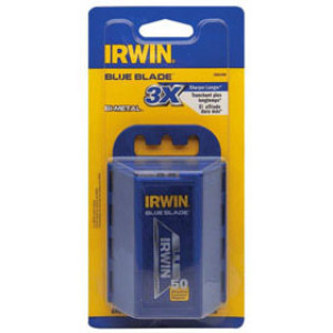 IRWIN 2084300 BI-METAL UTILITY BLADE - 50 PACK WITH DISPENSER