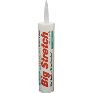 SASHCO BIG STRETCH 10006 10.5 OZ CLEAR 100% ACRYLIC LATEX CAULK WINDOW & DOOR