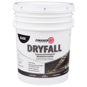 ZINSSER DRYFALL 293233 BLACK COMMERCIAL/INDUSTRIAL WATERBORNE COATING LOW ODOR