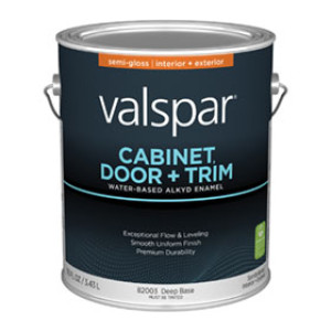 VALSPAR 82003.007 CABINET, DOOR&TRIM S/G DEEP BASE WATER-BASED ALKYD ENAMEL