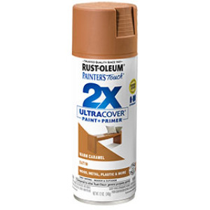 RUST-OLEUM 2X PAINTER'S TOUCH 334083 ULTRA COVER ENAMEL SATIN WARM CARAMEL RUS