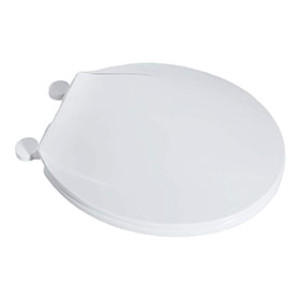 HOMEWERKS 050 1020WT WHITE ROUND PLASTIC TOILET SEAT LIFT OFF HINGES BASIC