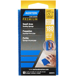 NORTON PROSAND 82073 4-1/2" X 2-11/16" X 1" 180 GRIT SMALL AREA SANDING SPONGE