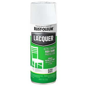 RUST-OLEUM SPECIALTY 1904830 GLOSS WHITE LACQUER 11 OZ