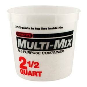 IPL 1044481 CLEAR 2-1/2 QUART MULTI-MIX ALL PURPOSE CONTAINER