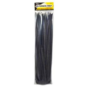 G-FORCE 25211 100 PK 17-3/4" NYLON BLACK CABLE TIES