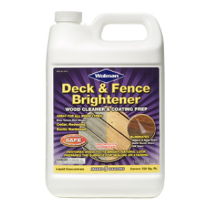 WOLMAN 16116 DECK & FENCE BRIGHTENER WOOD CLEANER & COATING PREP CONCENTRATE