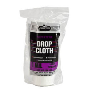 PACOA 10201 1 ML 10' X 20' PLASTIC DROP CLOTH