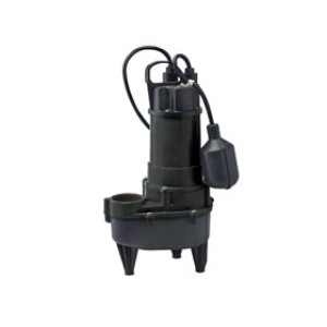ECO-FLO RSE50W 1/2 HP CAST IRON SEWAGE PUMP THERMOPLASTIC 20' POWER CORD