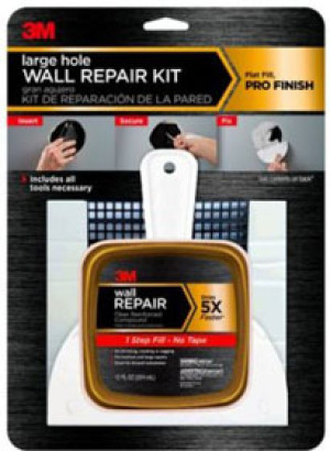 3M LHR-KIT HIGH STRENGTH LARGE HOLE WALL REPAIR KIT