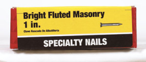 PRIME SOURCE 1TFMAS1 1" FLUTED MASONRY NAILS 1 LB 17383