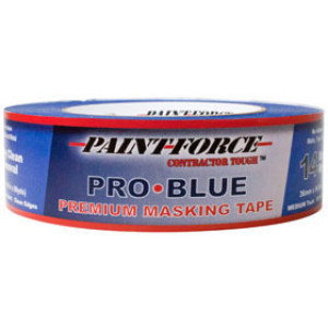 PAINT-FORCE 38015 PRO BLUE 1.5" X 60 YARD PREMIUM MASKING TAPE