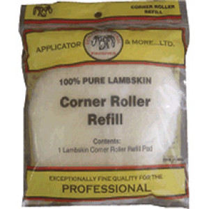 APPLICATOR & MORE 10002 100% PURE LAMBSKIN CORNER ROLLER COVER FOR 10001