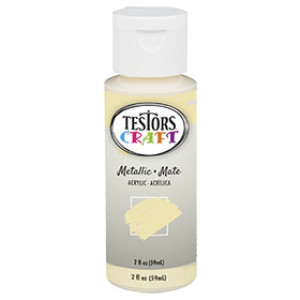 RUST-OLEUM TESTORS CRAFT 297485 2 OZ ACRYLIC MATTE PAINT FRENCH VANILLA W/B