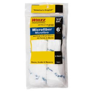 WHIZZ XTRASORB 76018 6" X 3/4" MICROFIBER ROLLER COVER (2-PACK)