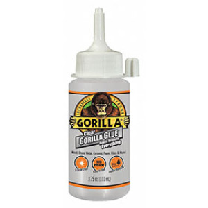 GORILLA GLUE 4537502 3.75 OZ CLEAR INDOOR AND OUTDOOR GLUE