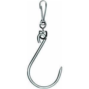 HYDE 45110 SWIVEL POINTED STEEL PAIL HOOK WITH SNAP CATCH