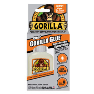 GORILLA GLUE 4500102 1.75 OZ CLEAR GLUE INTERIOR / EXTERIOR WATER RESISTANT